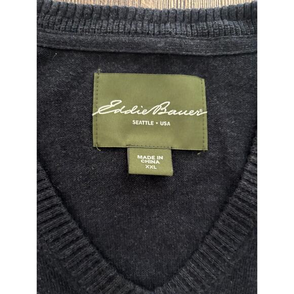 Eddie Bauer Men's V-Neck Sweater XXL - Picture 2 of 6